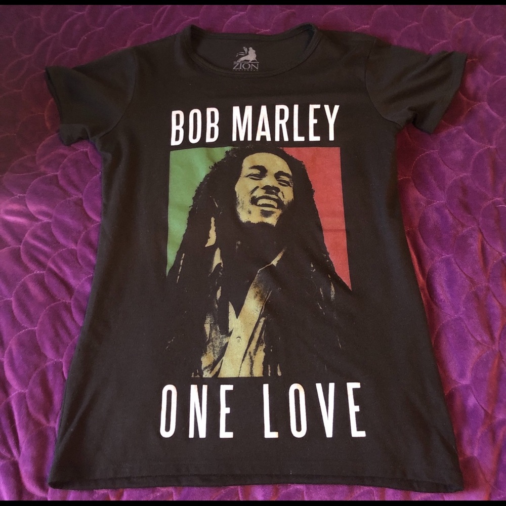 black Bob Marley t shirt